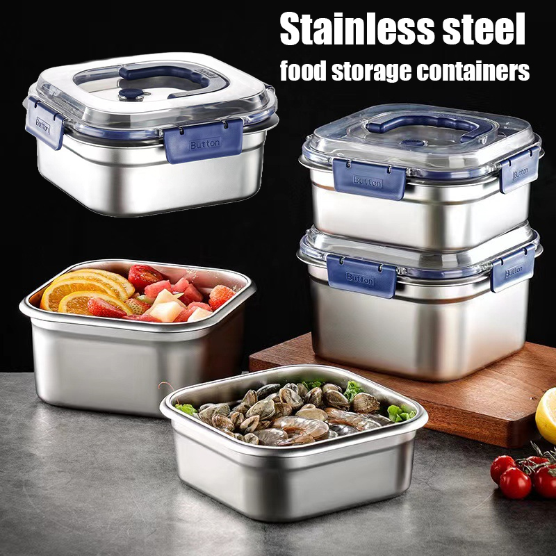Food Storage Oven Safe - 새지 않는 스테인리스 스틸 도시락 용기