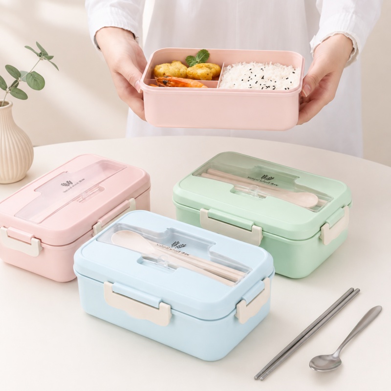 Food Storage Oven Safe - 밀짚 소재 도시락통, 전자레인지 사용 가능,