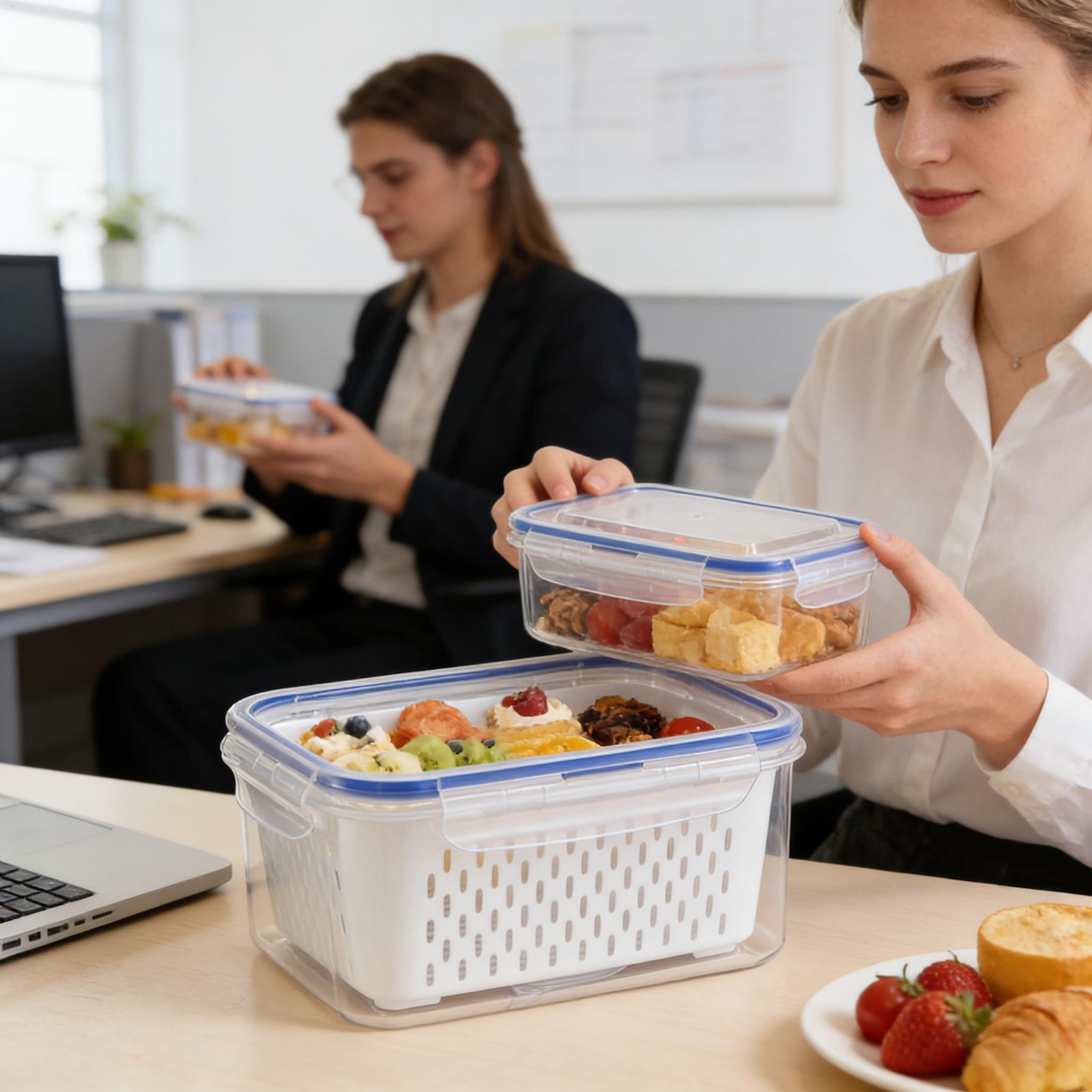 4 in 1 식품 보관 용기 4 in 1 누수 방지 투 - Food Storage Containers 리뷰 및 가격