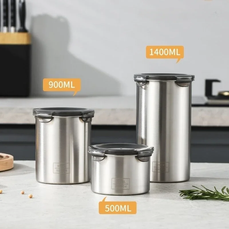 식품 보관용 스테인리스 밀폐 용기, 가정용 주방 정리함 - Food Storage With Dividers 리뷰 및 가격