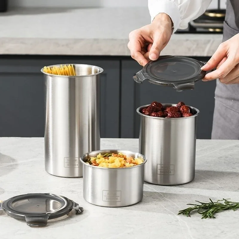 식품 보관용 스테인리스 밀폐 용기, 가정용 주방 정리함 - Food Storage With Dividers 리뷰 및 가격