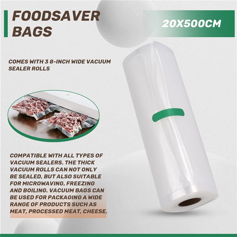 ABVJ-진공 밀봉 백 롤 3팩, 식품 보관용, 고성능 - Food Storage Bag 리뷰 및 가격