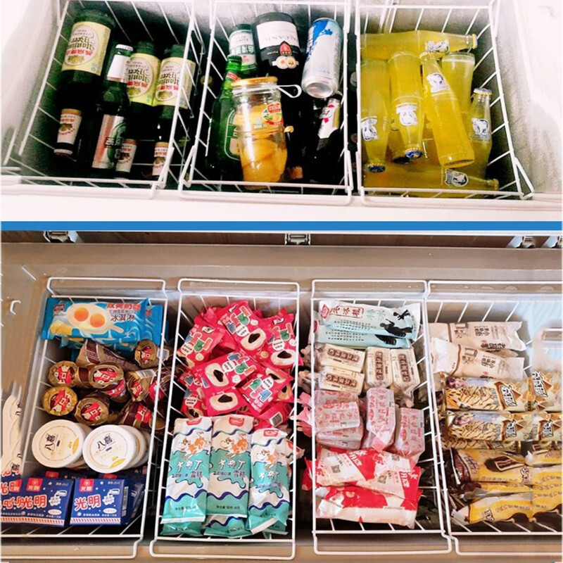 유니버설 냉동고 내부 선반 걸이형 바구니 식품 보관 바 - Food Storage With Dividers 리뷰 및 가격