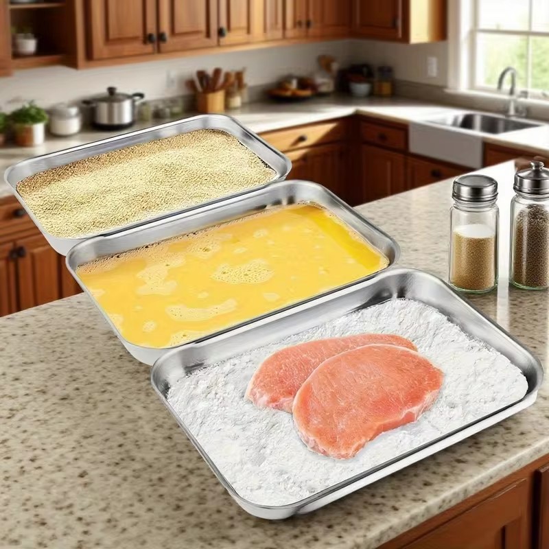 투명 뚜껑이 있는 3종 스테인리스 스틸 식품 보관 세트 - Food Storage Meals 리뷰 및 가격