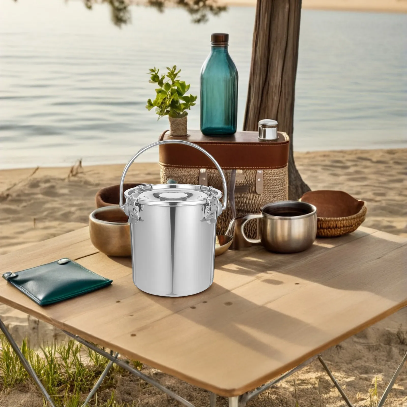 스테인리스 스틸 재질의 휴대용 밀폐형 우유통, 식품 보 - Food Storage Containers 리뷰 및 가격