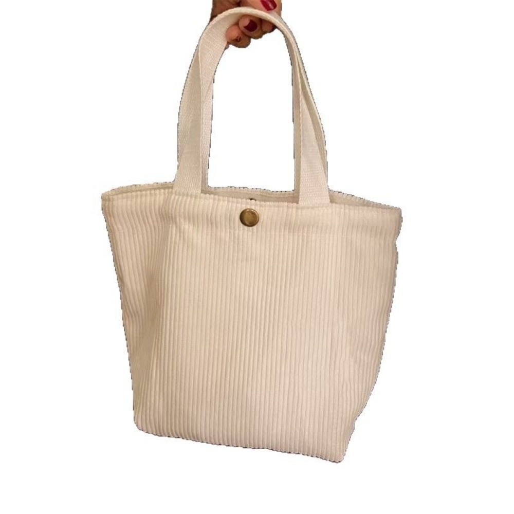 트렌디한 코듀로이 런치백 면직물 음식 보관 가방 핸드백 - Food Storage Bag 리뷰 및 가격