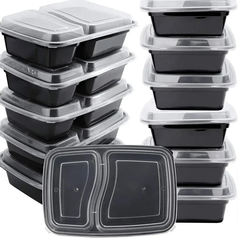 10 세트 뚜껑이 있는 일회용 식품 상자 전자레인지 식 - Food Storage Oven Safe 리뷰 및 가격