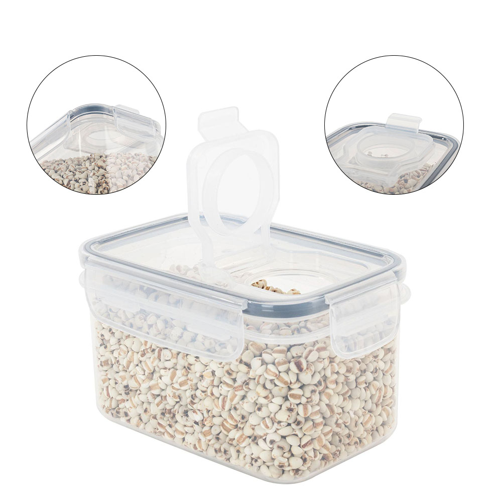 봉인 된 플라스틱 식품 보관 상자 시리얼 캔디 뚜껑이있 - Food Storage With Dividers 리뷰 및 가격
